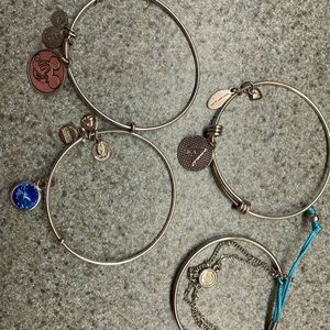 Bracelet set (2 are Alex and Ani)